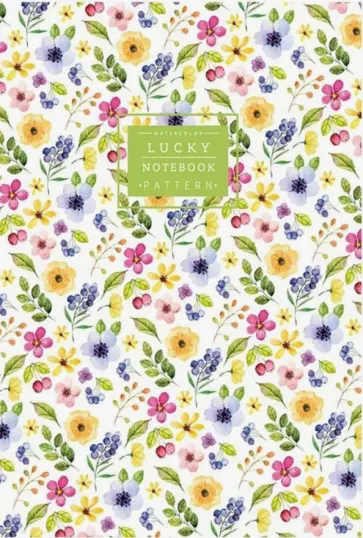 Блокнот Полевые цветы, 80 листов, клетка Блокнот Полевые цветы, 80 листов, клетка обложка книги