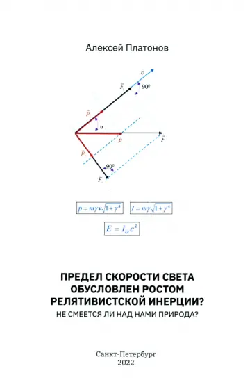 Алексей Платонов - Предел скорости света обусловлен ростом релятивистской инерции? Не смеется ли над нами Природа? обложка книги