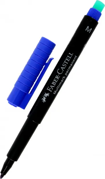 Маркер перманентный Multimark, M, синий Маркер перманентный Multimark, M, синий обложка книги