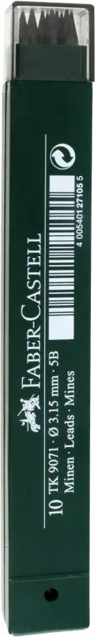 Грифели, 5B, 10 шт. обложка книги