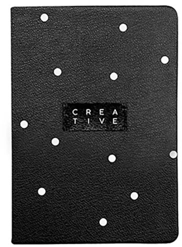 Ежедневник недатированный, 96 листов, Fabric, черный обложка книги