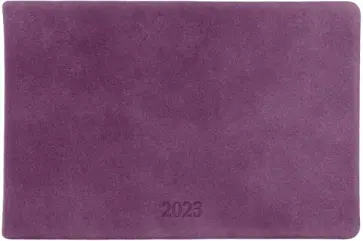 Еженедельник датироованный, 64 листа, SoFt, фиолетовый обложка книги