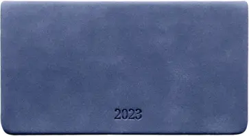Еженедельник датированный, 64 листа, Soft, синий обложка книги