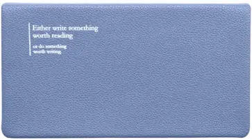 Еженедельник датированный, 64 листа, серо-синий обложка книги