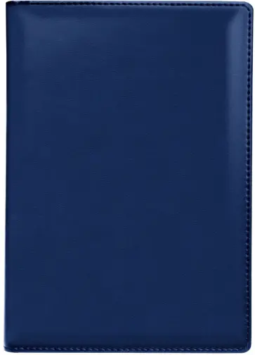 Ежедневник недатированный, 160 листов, А5, темно-синий обложка книги