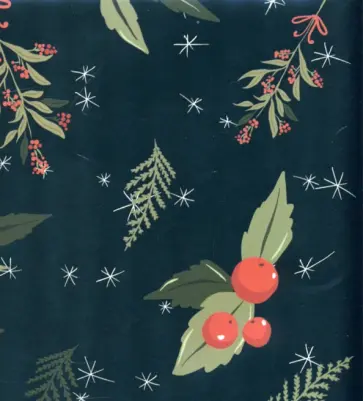 Бумага упаковочная Winter. Зимний букет обложка книги