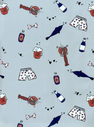 Бумага упаковочная Men's day. Вобла обложка книги