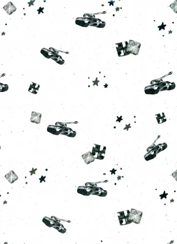 Бумага упаковочная Military. Танки обложка книги