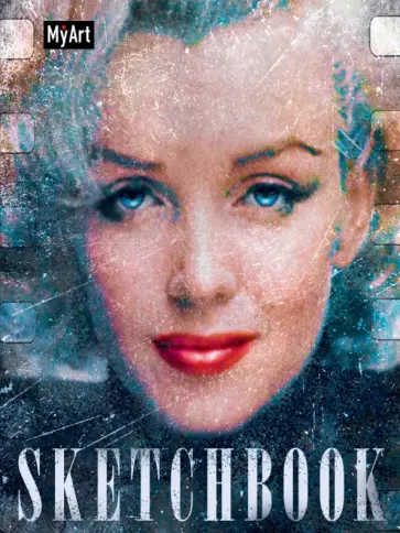 Скетчбук Монро, А4 обложка книги