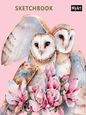 Скетчбук Совы, А4 обложка книги