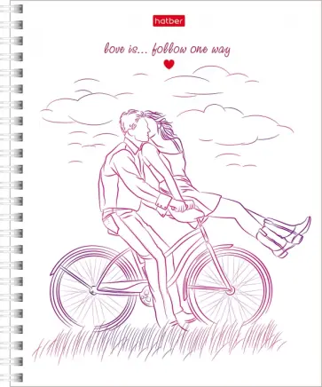 Тетрадь Love Is..., 48 листов, клетка, в ассортименте обложка книги