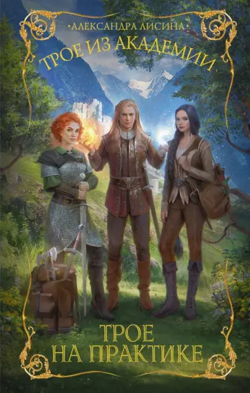 Александра Лисина - Трое из академии. Трое на практике обложка книги