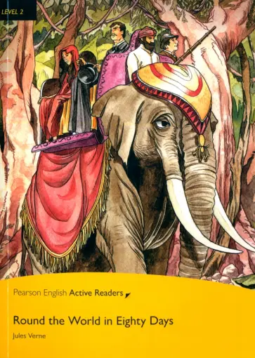 Jules Verne - Round the World in 80 Days + CD обложка книги