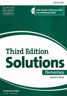 de, Falla - Solutions. Elementary. Third Edition. Teacher's Book with Teacher's Resource Disk Pack обложка книги