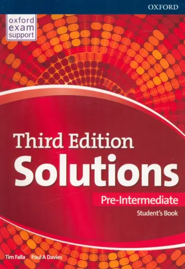 Falla, Davies - Solutions. Pre-Intermediate. Third Edition. Student's Book Falla, Davies - Solutions. Pre-Intermediate. Third Edition. Student's Book обложка книги