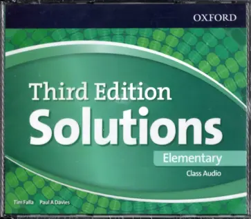 Falla, Davies - Solutions. Elementary. Third Edition. Class Audio CDs Falla, Davies - Solutions. Elementary. Third Edition. Class Audio CDs обложка книги
