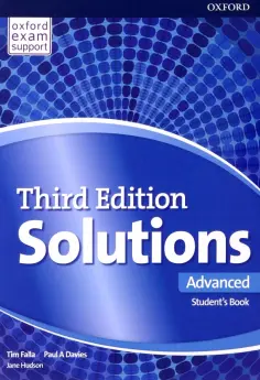 Falla, Davies - Solutions. Advanced. Third Edition. Student's Book обложка книги