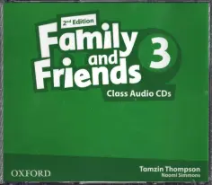 Simmons, Thompson - Family and Friends. Level 3. 2nd Edition. Class Audio CDs (2) Simmons, Thompson - Family and Friends. Level 3. 2nd Edition. Class Audio CDs (2) обложка книги