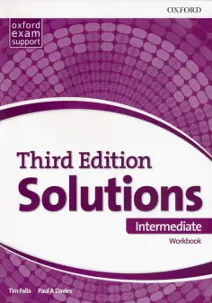 Falla, Davies - Solutions. Intermediate. Third Edition. Workbook обложка книги