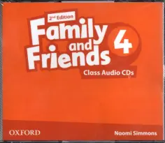 Naomi Simmons - Family and Friends. Level 4. 2nd Edition. Class Audio CDs Naomi Simmons - Family and Friends. Level 4. 2nd Edition. Class Audio CDs обложка книги