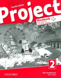 Hutchinson, Fricker - Project. Fourth Edition. Level 2. Workbook with Online Practice +CD обложка книги