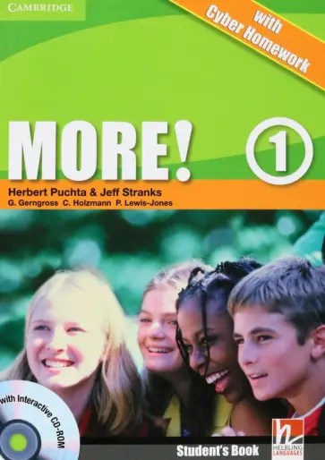Puchta, Gerngross - More! Level 1. Student's Book with Cyber Homework. A1 (+CD) Puchta, Gerngross - More! Level 1. Student's Book with Cyber Homework. A1 (+CD) обложка книги