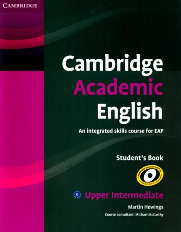 Hewings, McCarthy - Cambridge Academic English. B2 Upper Intermediate. Student's Book Hewings, McCarthy - Cambridge Academic English. B2 Upper Intermediate. Student's Book обложка книги