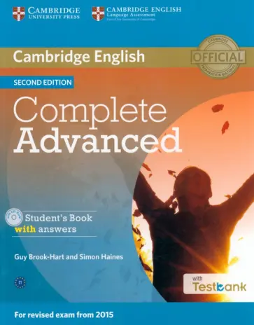 Brook-Hart, Haines - Complete. Advanced. Second Edition. Student's Book with Answers with Testbank (+CD) обложка книги