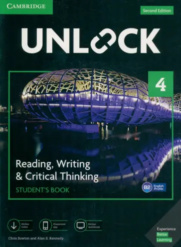 Sowton, Williams - Unlock. 2nd Edition. Level 4. Reading, Writing & Critical Thinking. Student's Book Sowton, Williams - Unlock. 2nd Edition. Level 4. Reading, Writing & Critical Thinking. Student's Book обложка книги