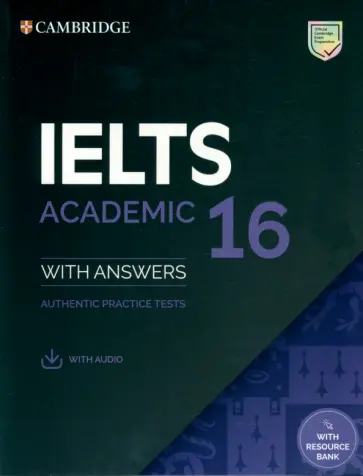 IELTS 16. Academic Student's Book with Answers with Audio with Resource Bank обложка книги