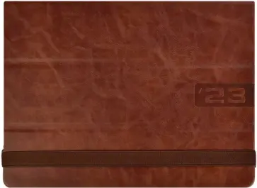 Планинг датированный 2023 Линкольн. Коричневый, 56 листов обложка книги