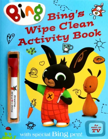 Stella Gurney - Bing's Wipe Clean Activity Book обложка книги