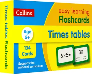 Times Tables Flashcards обложка книги