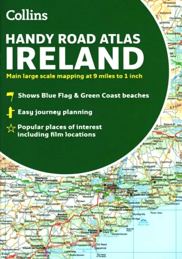 Collins Handy Road Atlas Ireland обложка книги