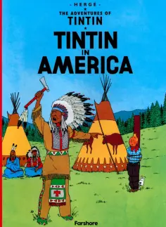 Herge - Tintin in America обложка книги