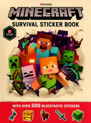 Jelley, Milton - Minecraft Survival Sticker Book обложка книги