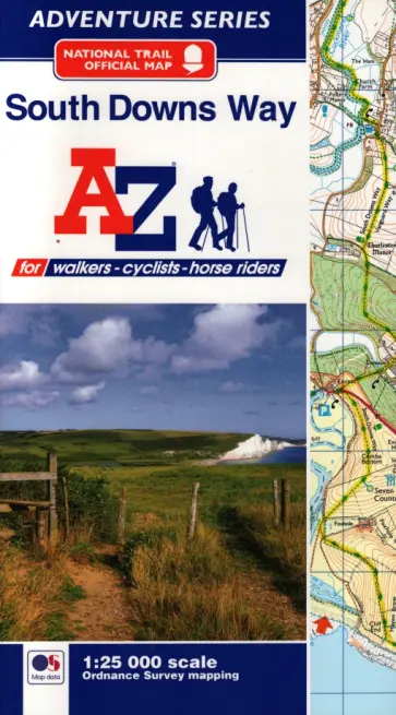 South Downs Way National Trail Official Map обложка книги