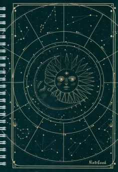 Записная книжка Знаки зодиака, 96 листов, клетка, А5 обложка книги