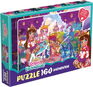 Пазл-160 Энчантималс. Подготовка к балу обложка книги