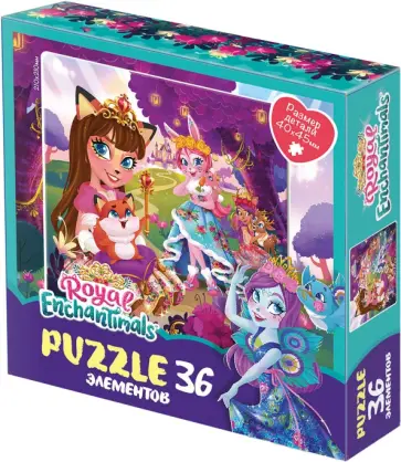 Пазл-36 Энчантималс. Собираемся на бал! обложка книги