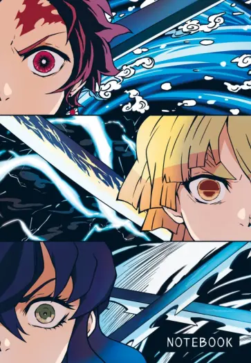 Блокнот охотника на демонов 80 листов, А5, в точку обложка книги