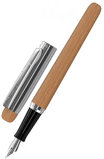 Ручка перьевая подарочная Nature, черная, дуб Ручка перьевая подарочная Nature, черная, дуб обложка книги