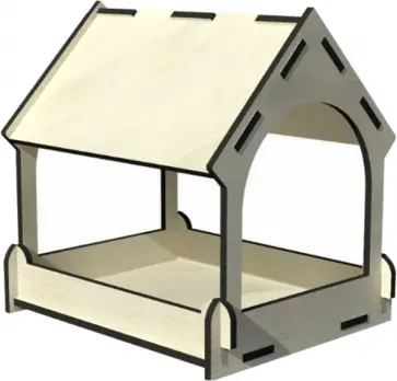 Сборная деревянная модель Кормушка для птиц обложка книги