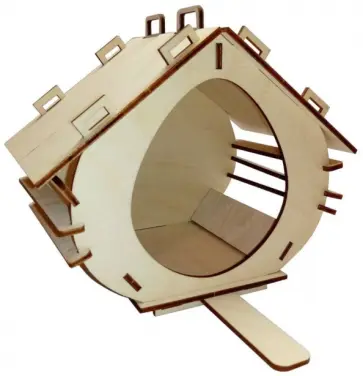 Сборная деревянная модель Птичкина кормушка обложка книги