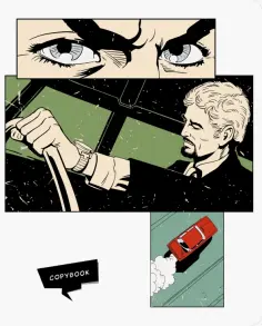 Тетрадь Comic strip, 48 листов, клетка, А5 обложка книги