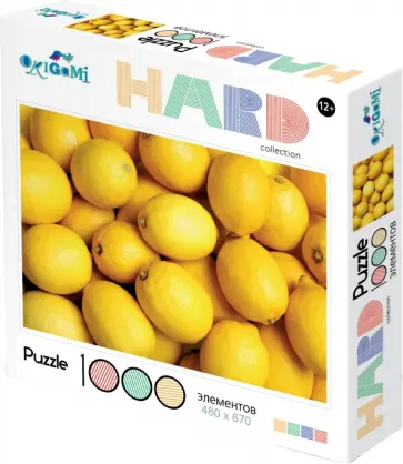 Hard. Пазл-1000 Лимоны обложка книги