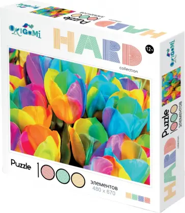 Hard. Пазл-1000 Тюльпаны Hard. Пазл-1000 Тюльпаны обложка книги