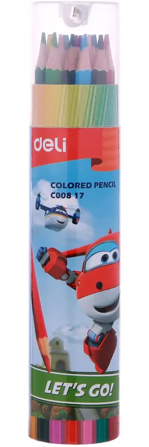 Карандаши цветные Super Wings, 18 цветов обложка книги