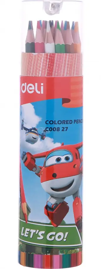 Карандаши цветные Super Wings, 24 цвета обложка книги