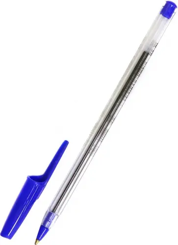 Ручка шариковая Think, синяя обложка книги